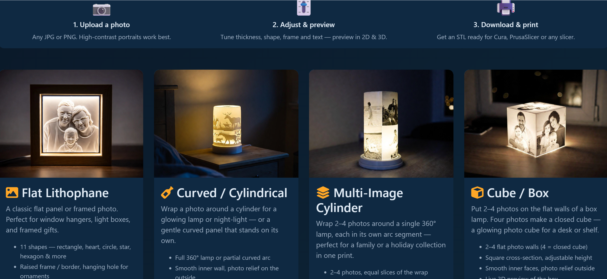3D Liphophane/3D Designer & 3D Tools